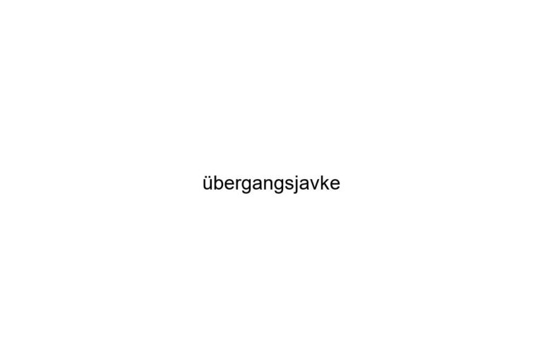 bergangsjavke