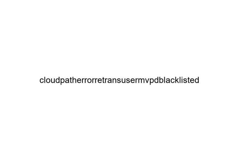 cloudpatherrorretransusermvpdblacklisted