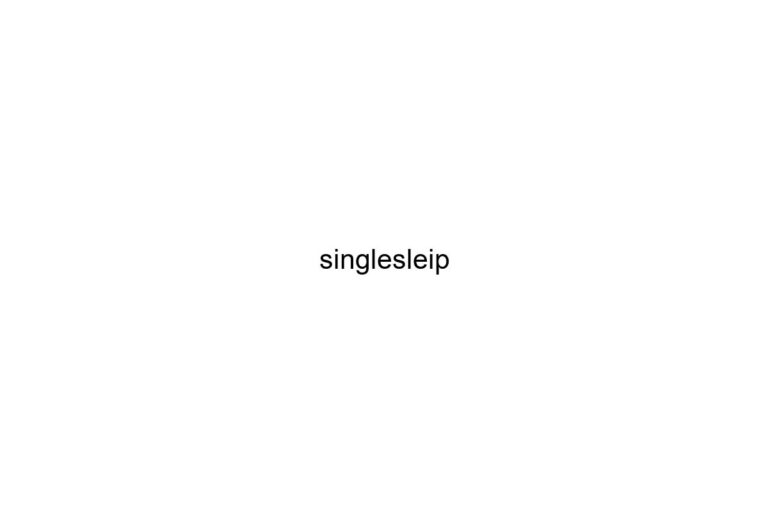 singlesleip