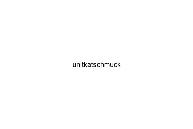 unitkatschmuck