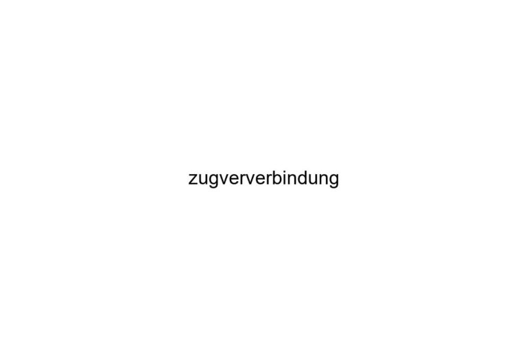 zugververbindung