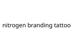 nitrogen branding tattoo