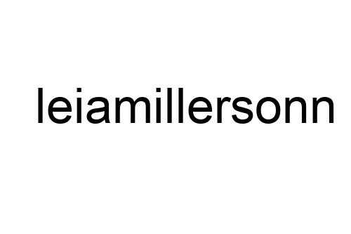 leiamillersonn