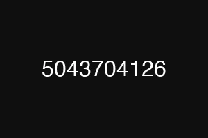 5043704126