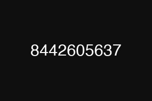 8442605637