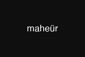 maheür