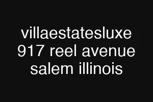villaestatesluxe 917 reel avenue salem illinois